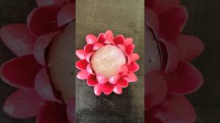 3D Lotus 🪷 from Pista Shell #shorts #youtubeshorts #ytshorts #diy #pista #lotus#flowers #origami #3D