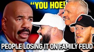 People Who Actually LOST IT On Family Feud! REACTION | OFFICE BLOKES REACT!!