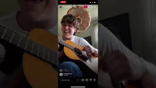 Boy In Space singing Picking Flowers live on Instagram