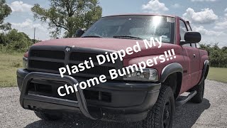 How to Plasti Dip Chrome Bumpers