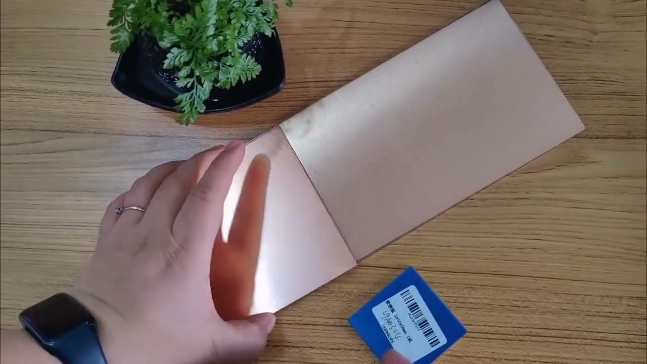 1pcs Pure Copper Sheet Thick0.25mm-8mm Metal Copper Plate