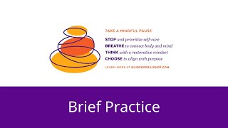 Mindful Pause-Brief Practice