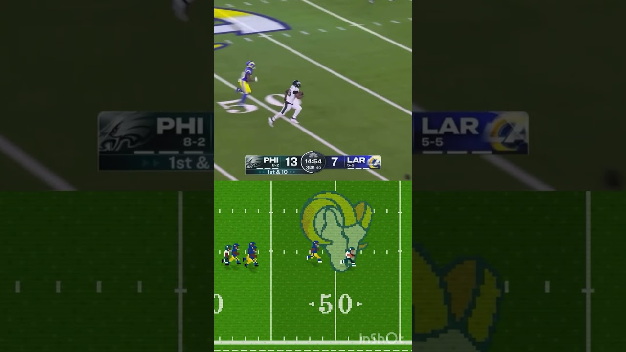 8th GREATEST run in retro bowl #nfl #retrobowl  #saquanbarkley