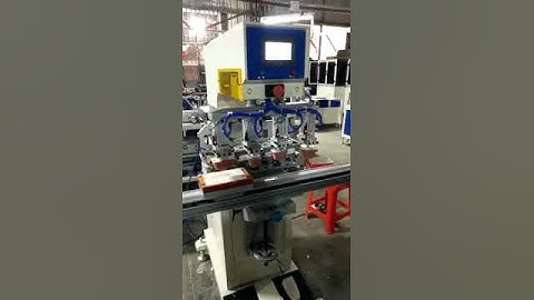 High accurate servo 4 colors pad printer