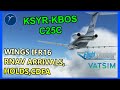 WINGS IFR 16: RNAV Arrivals, Holds, and the CDFA (KSYR-KBOS) [MFS|C25C|VATSIM|ENG/FIL]