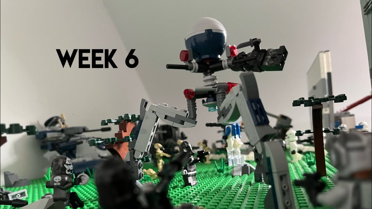 Building a Clone base on Naboo: Week 6