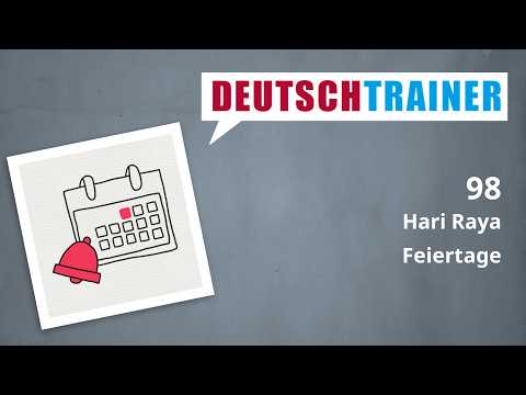 Bahasa Jerman untuk pemula (A1/A2) | Deutschtrainer: Hari Raya