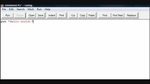 [Turing] Lesson 1: Introduction and "put" statements