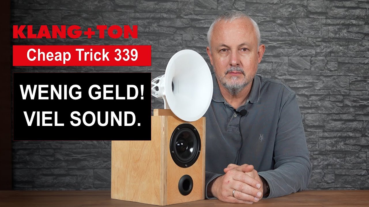 3D-gedrucktes Horn bei einem Cheap-Trick Lautsprecher – wie funktioniert das?