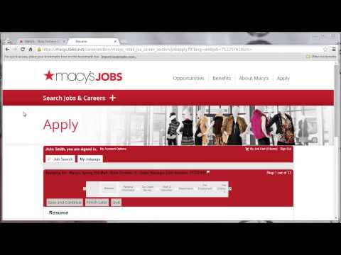 Macys Careers Application