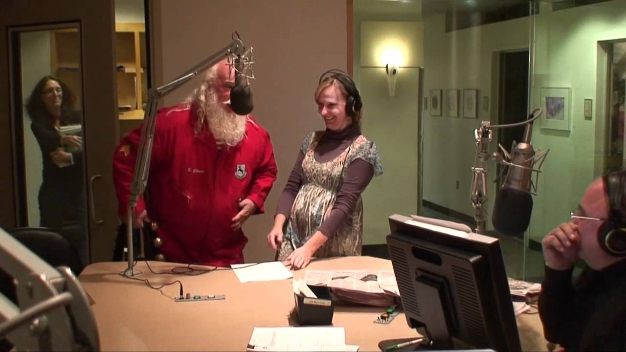 Santa at WBUR