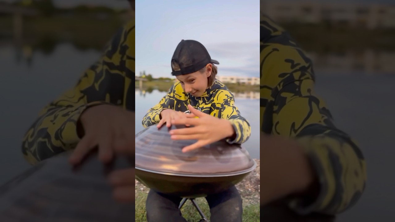 Need Go Go Gadget arms for this one! #goodvibes #drum #pantam #handpan #music #fire #fyp #trend #fun
