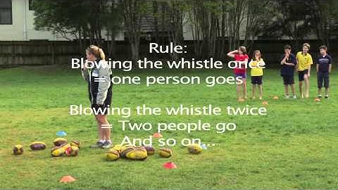 AFL KiwiKick Skills - The Handball