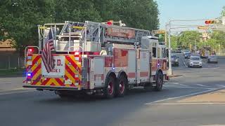 BLOOMFIELD NJ Fire Department Engine Montclair Ladder Responding Mutual Aid Newark Nj 5-16-26
