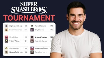 How to Make Super Smash Bros Tournament Bracket {STEP BY STEP]
