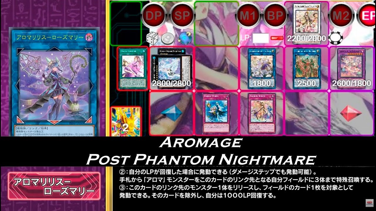 Yu-Gi-Oh! Aromage Combos 2023 (Post Phantom Nightmare) - Aromage Good Stuff Plants Sunavaloon Rikka