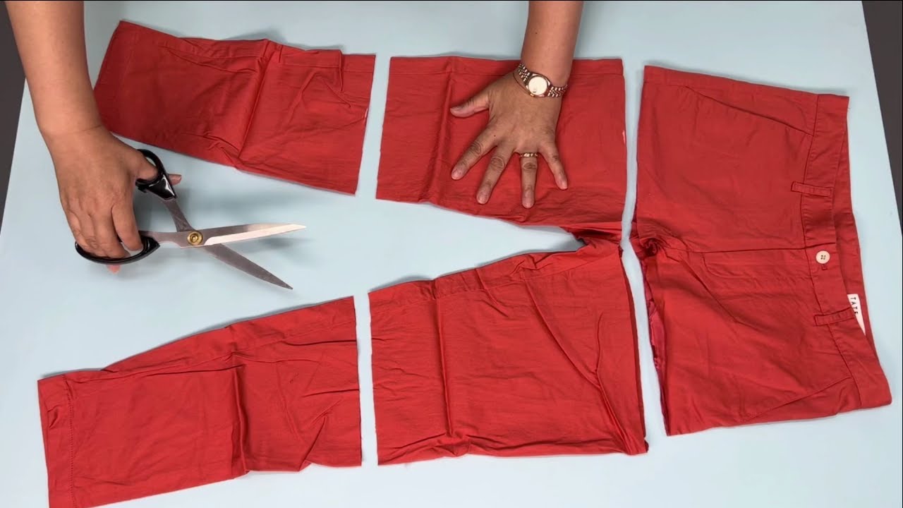 [DIY] Взгляните на различную переработку брюк, которые вы не носите.