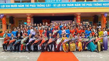 Lễ kỷ niệm 36 năm ngày Nhà Giáo Việt Nam 20/11/1982- 20/11/2019 -Trường THCS Tả Thanh Oai