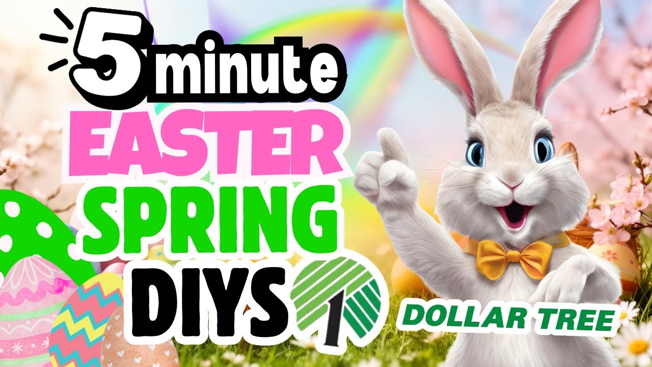 11 JAW-DROPPING Dollar Tree Easter Crafts You NEED Now! 2026