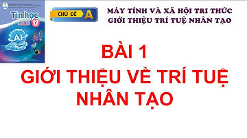 [TIN HỌC 12-CÁNH DIỀU-CHỦ ĐỀ A] Bài 1. Giới thiệu về Trí tuệ nhân tạo