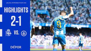 Resumen del RC Deportivo 2-1 FC Andorra