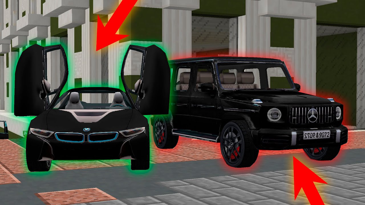 МНОГО ТОПОВЫХ ТАЧЕК В МАЙНКРАФТЕ! Обзор на пак New Cars