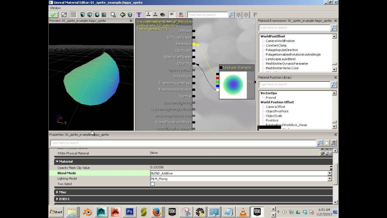 UDK Basic Sprites 1 of 1 - YouTube
