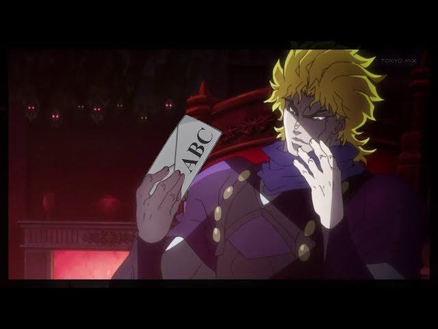 Marca Página / Dio Brando, JoJo's Bizarre