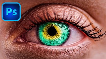 Photoshop Quick Tutorial | Change the eye colour in Photoshop | How to Create Multi Color Eyes!