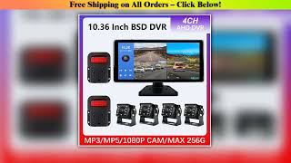 10.36 Inch Screen Car/RV/Bus/Truck AHD Monitor System 1080P - Worth Checking Out | Smart Choice