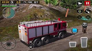 trò chơi lái xe cứu hỏa 2019 - Fire Truck Driving simulator | android gameplay screenshot 1