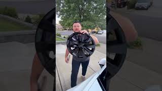 Tesla Model 3 18" Aero Nova Wheel Covers (2017–2023) | Matte/Silver Finish