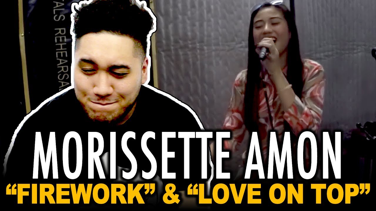 Morissette Amon - Firework / Love on Top (Beyonce / Katy Perry Cover) Rehearsal REACTION!!! - YouTube