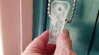 More About The Continuous Loop Chain, Safety Mount & Bead Stops For The Blindster.com Roller Shades
