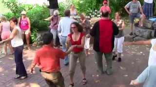Ithaca NY Interntional Flashmob West Coast Swing 2015 Farmers Market