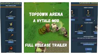 Top-down Arena Trailer - Hytale Mini-game Mod