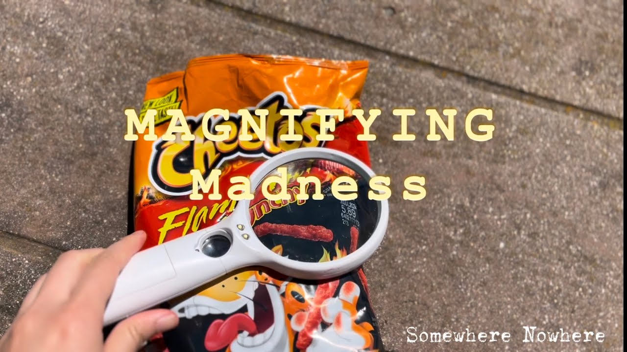 Will Flaming Hot Cheetos Burst into Flames? | Magnifying Madness - YouTube