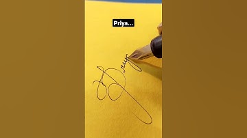 Priya name font .like and comment 📩👍 #priya #signature #sign #signos #stylishname #viral #shorts