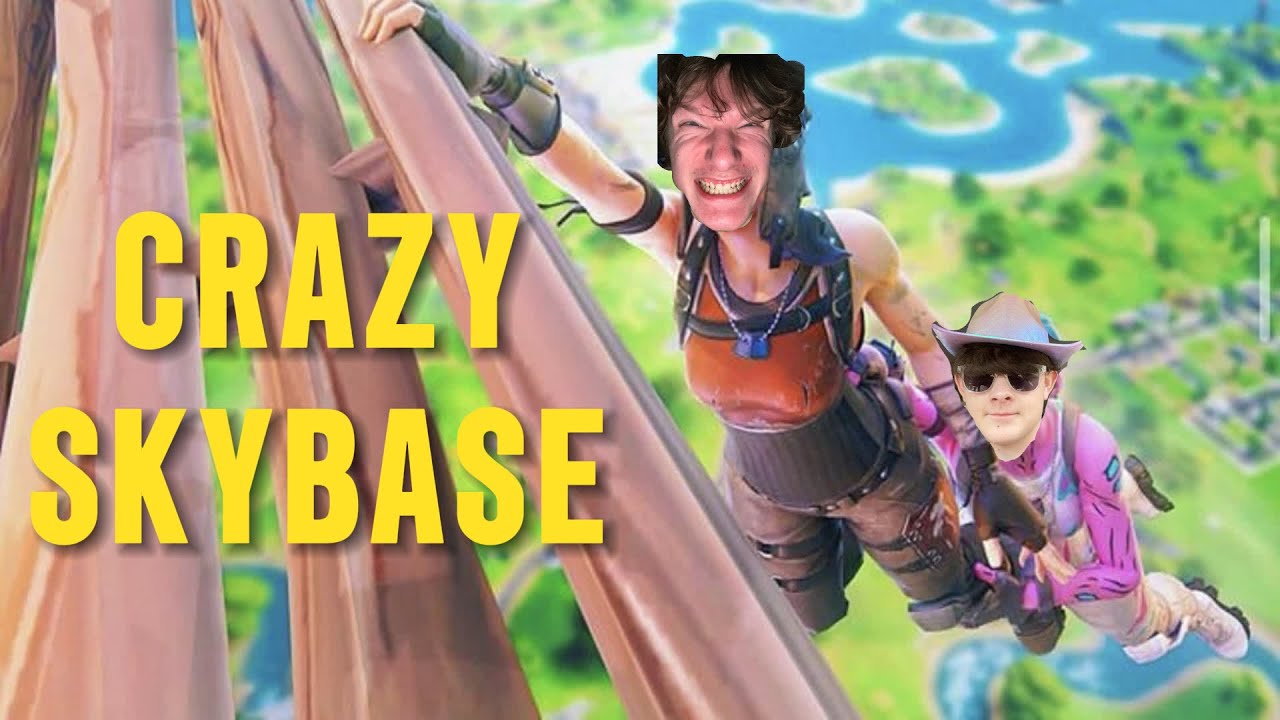 CRAZY Fortnite Skybase! Test stream highlights, Ft. Brycen, Gates, Ben, and Sean!