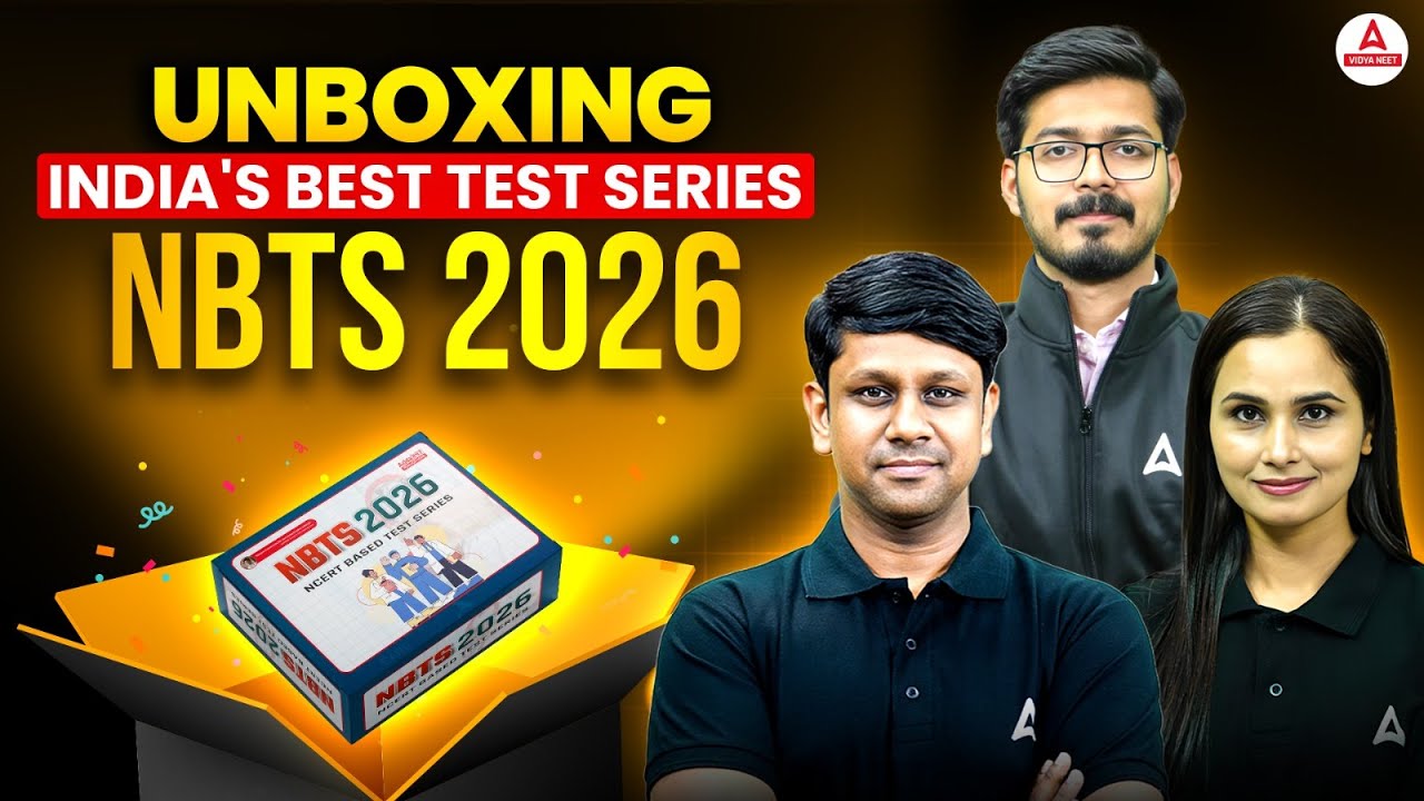 Best Test Series for NEET 2026 Preparation | NBTS 2026 by Team Vidya ...