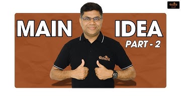 Main Idea in Passage for CLAT 2026 | Part 2