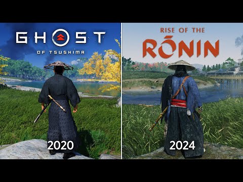 Видео: Ghost of Tsushima против Rise of the Ronin – Сравнение Деталей