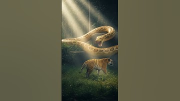 #DreamScreenAI The Giant Python vs The Tiger – Epic Jungle Battle in 8K
