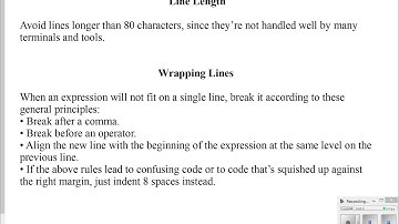 Code conventions