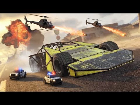🚓🔥 Ramp Buggy Police Chase GTA 5 Insane Vertical Gameplay #ShortsFeed # ...