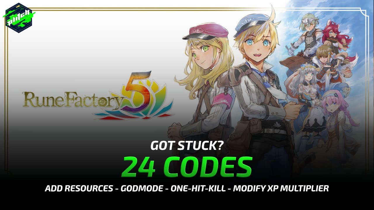 RUNE FACTORY 5 Cheats: Add Gold, Unlimited RP, Godmode, One-Hit-Kill