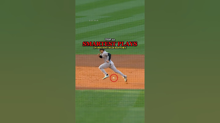 Top 12 Smartest Plays in MLB History | Part 1