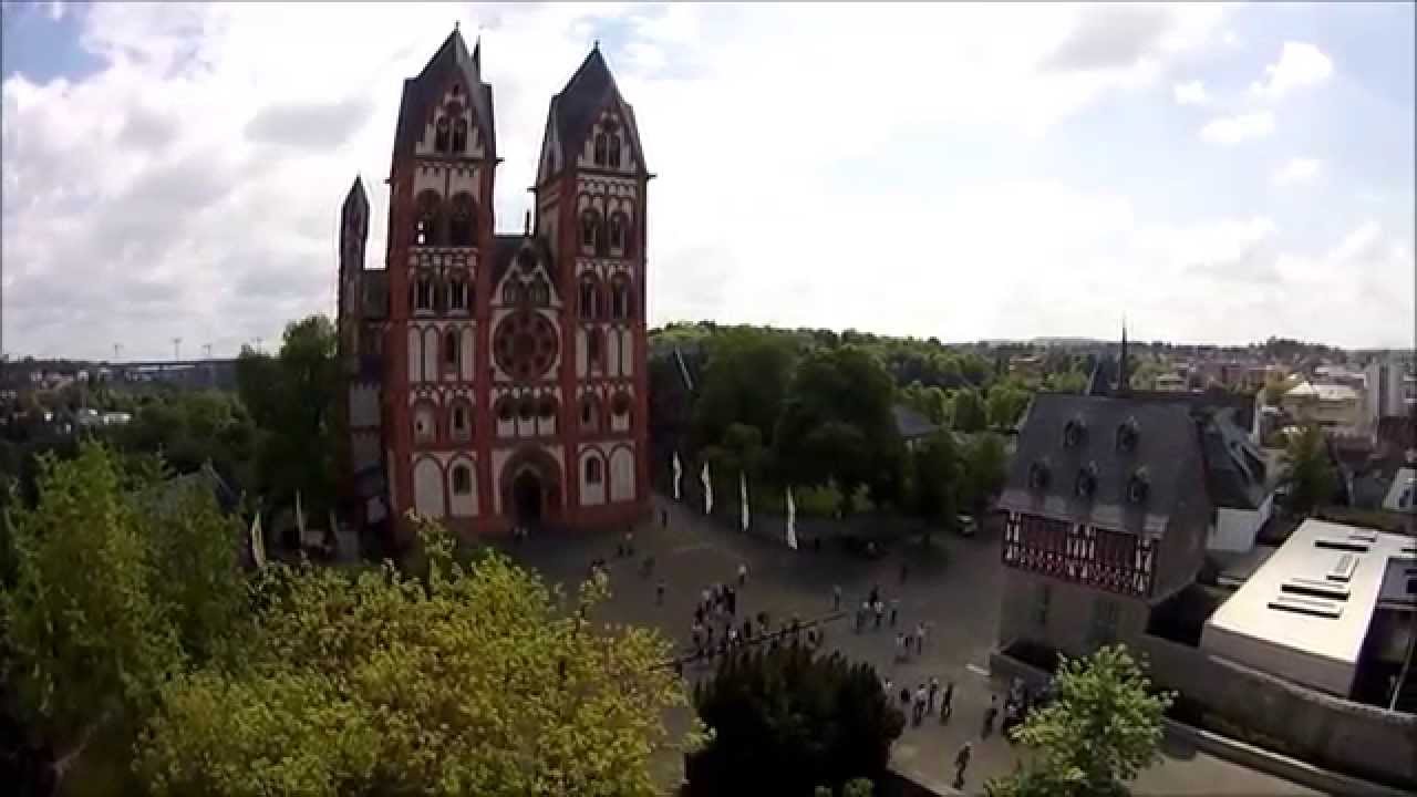 Dom zu Limburg aus der Vogelperspektive