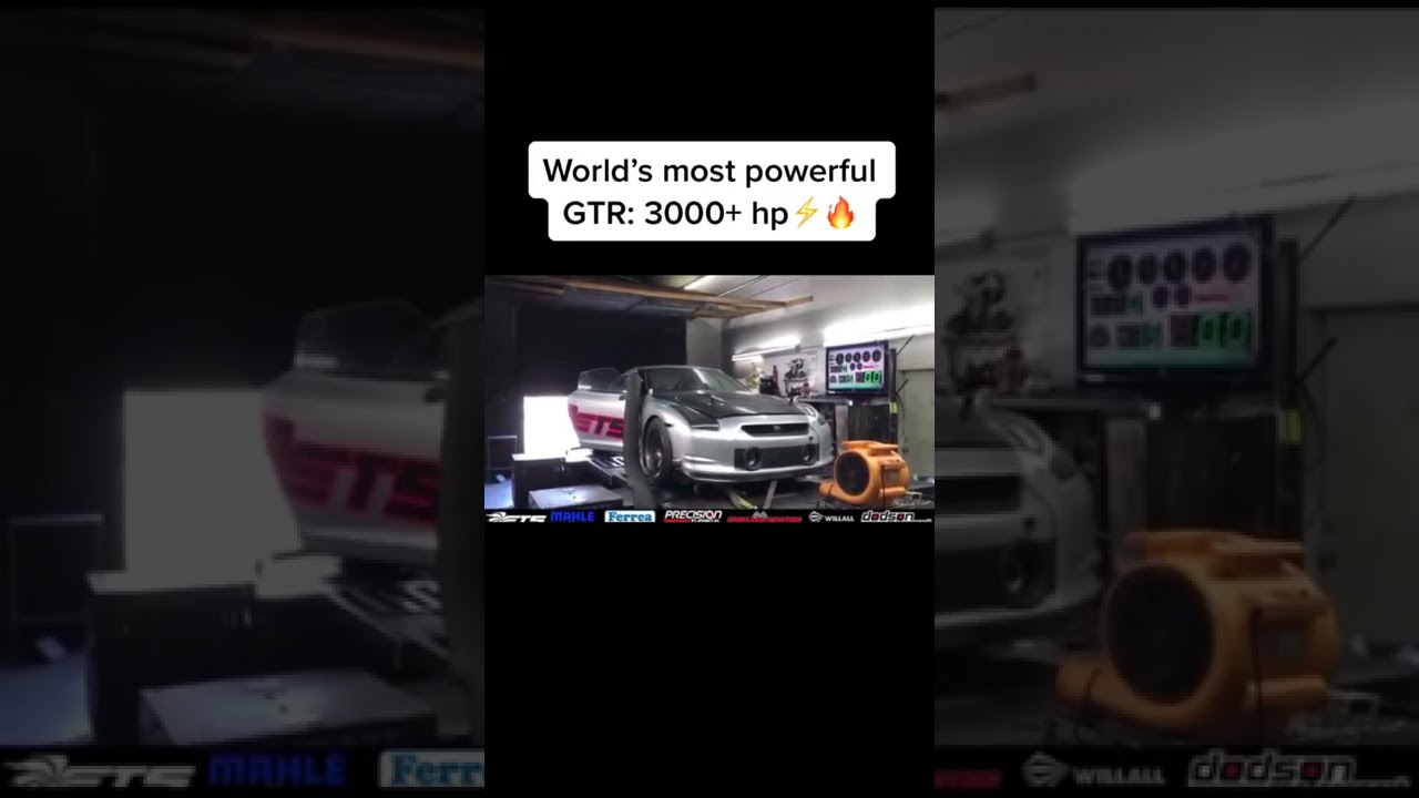 World's most powerful GTR 3000+ HP ENGINE ON DYNO