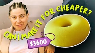 Let's dupe this $3,600 Sabine Marcelis donut couch to only $100 // *SUPER* COMFORTABLE DIY COUCH!